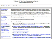 Tablet Screenshot of nursingentrepreneurs.com